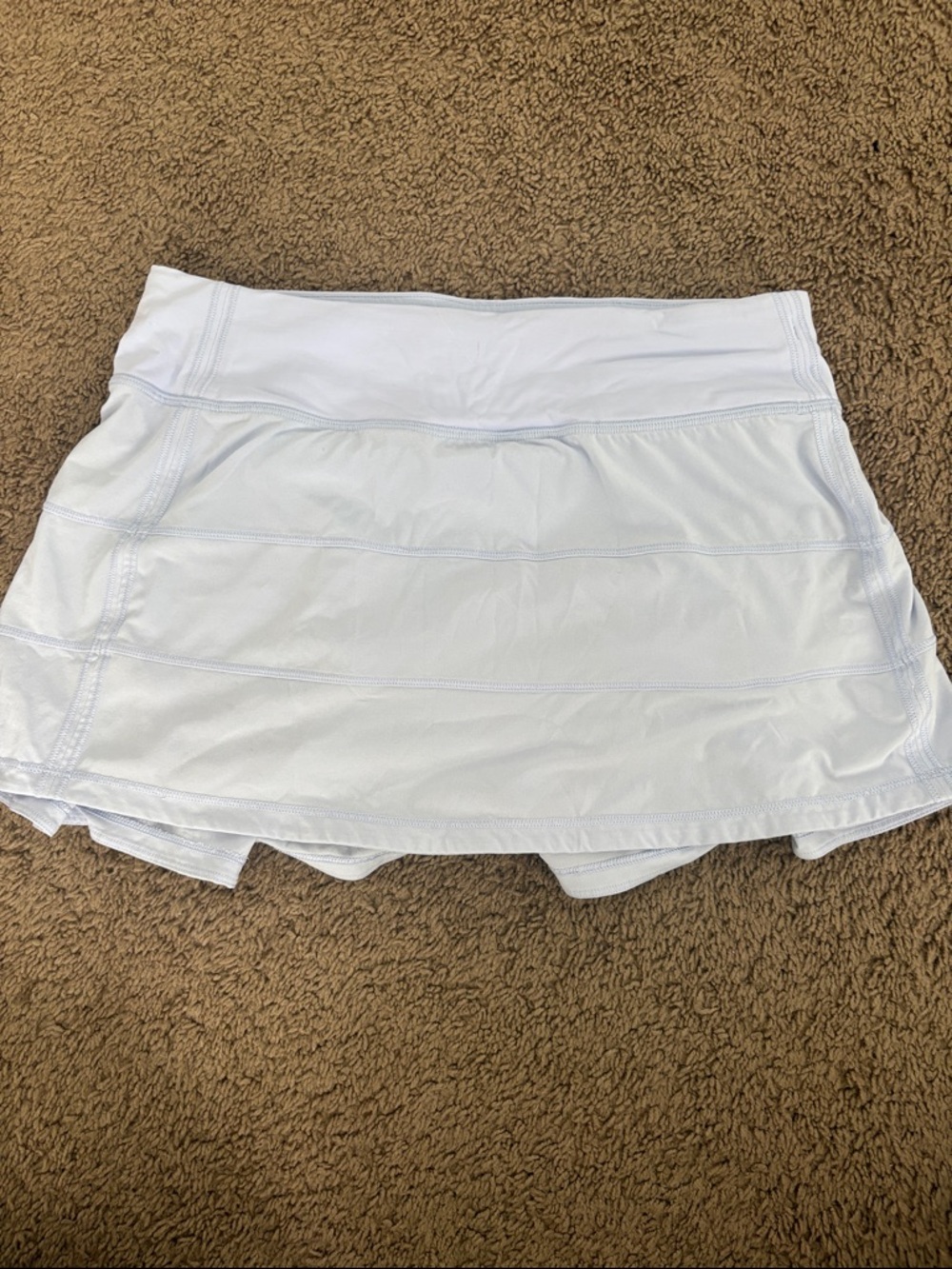 lululemon athletica purple athletic skort with built-in shorts